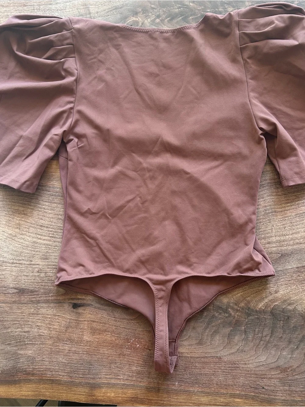 Free people Va Va Voom Java brown bodysuit L? Snap closure NWOT